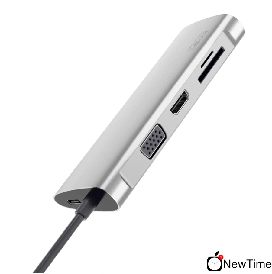 WiWU Alpha A11 11 in 1 USB-C Hub Silver